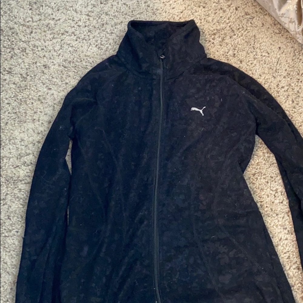 Leopard print puma jacket